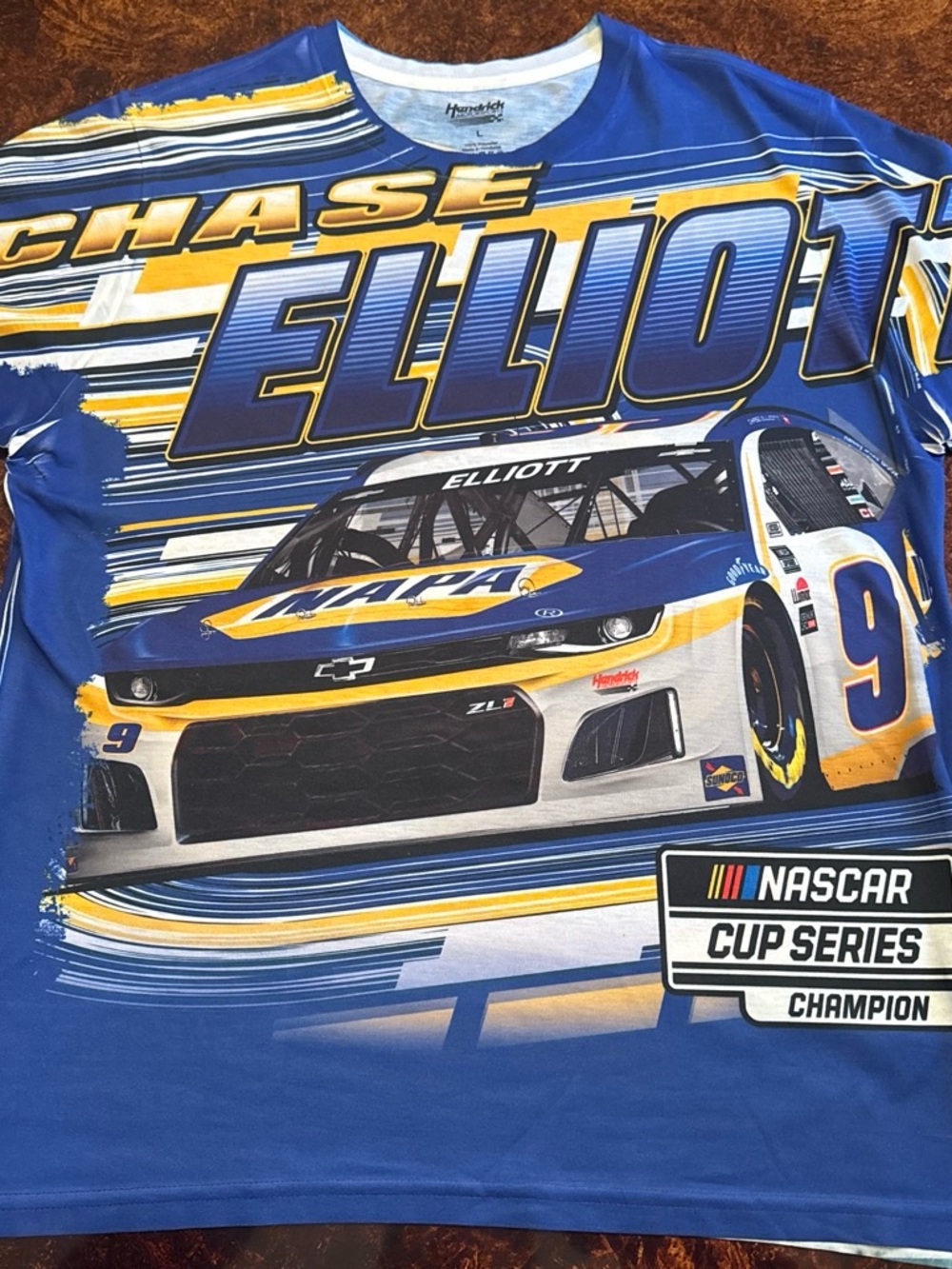 Chase Elliott Blue & Yellow NASCAR Graphic Jersey